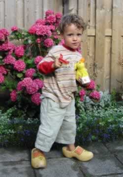 Jeffrey in clogs
